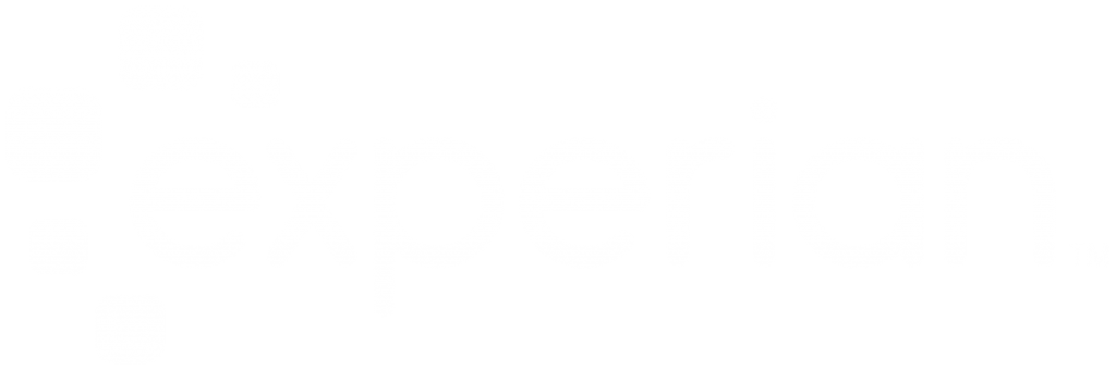 experian logo white